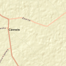 Czerwin Street Map