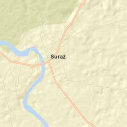 Suraż Street Map