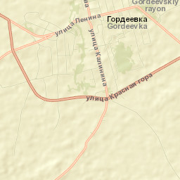 Gordeyevka Street Map