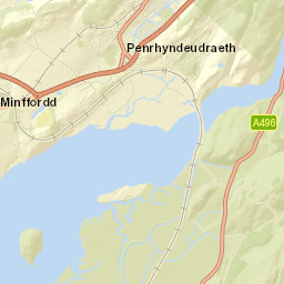 Penrhyndeudraeth Street Map