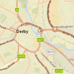 Derby Street Map