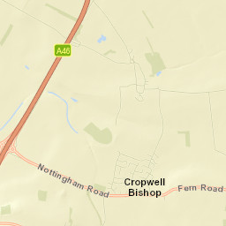 Cropwell Bishop Street Map