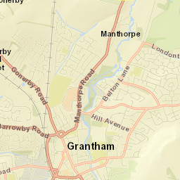 Grantham Street Map