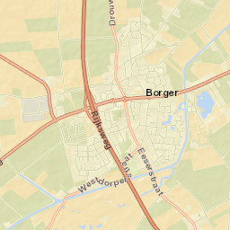 Borger Street Map