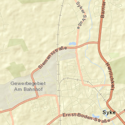 Syke Street Map