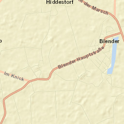 Blender Street Map
