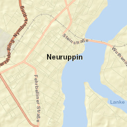 Neuruppin Street Map