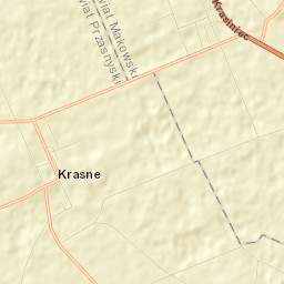 Krasne Street Map
