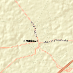 Szumowo Street Map