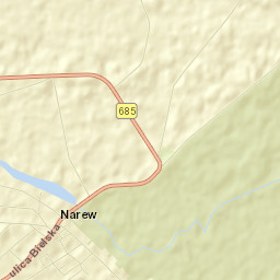 Narew Street Map