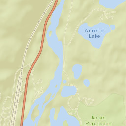 Jasper Park Lodge Street Map