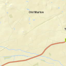 A495, Whittington, Oswestry, Shropshire Street Map