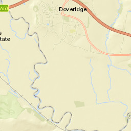 Doveridge Street Map
