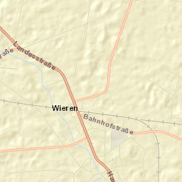 Wieren Street Map