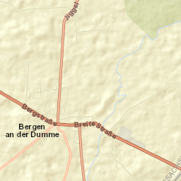 Bergen an der Dumme Street Map