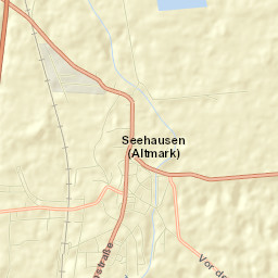 Seehausen Street Map