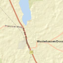 Wusterhausen Street Map