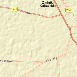 Złotniki Kujawskie Street Map