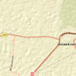 Gniewkowo Street Map
