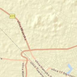 Powiat ciechanowski Street Map
