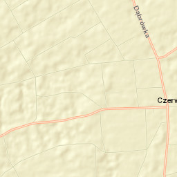 Czerwonka Street Map