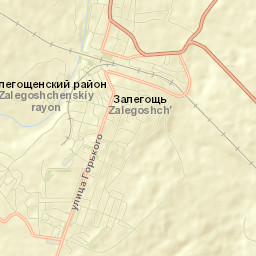 Zalegoshch’ Street Map