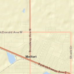 Melfort Street Map