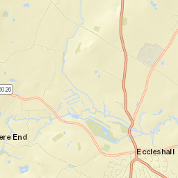 Newcastle Road, Eccleshall, Staffordshire  Street Map