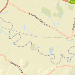 12 Watery Lane, Derby, Derbyshire DE65 Street Map