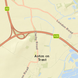 Aston-on-Trent Street Map
