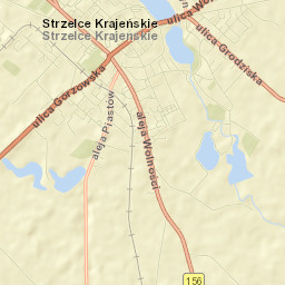 Strzelce Krajeńskie Street Map