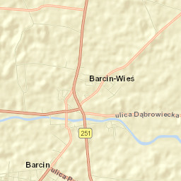 Barcin Street Map