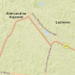 Aleksandrów Kujawski Street Map