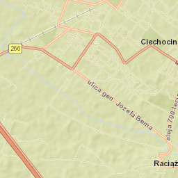 Ciechocinek Street Map