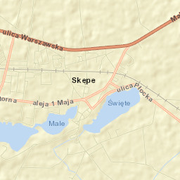 Skępe Street Map