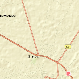 Sierpc Street Map