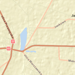 Maków Mazowiecki Street Map