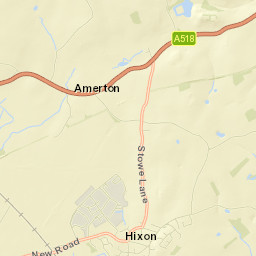 Staffordshire Street Map