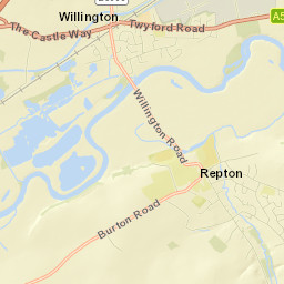 Repton Street Map