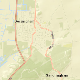 Dersingham Street Map