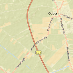 Odoorn Street Map