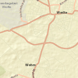 Werlte Street Map