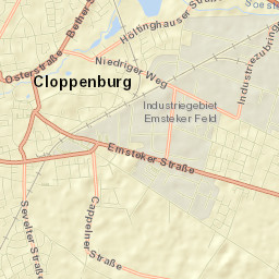 Cloppenburg Street Map