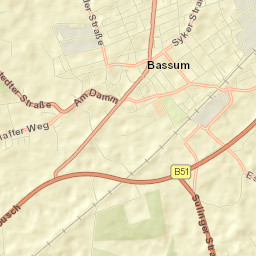 Bassum Street Map