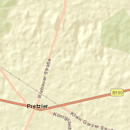Pretzier Street Map