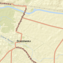 Drezdenko Street Map