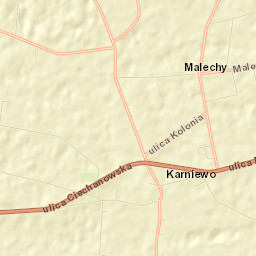 Karniewo Street Map