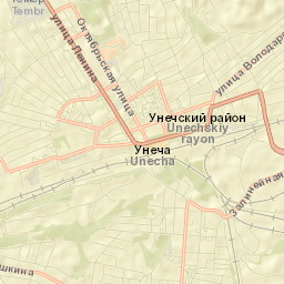 Unecha Street Map
