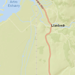 Llanbedr Street Map