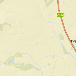 A442, Market Drayton, Shropshire TF9, UK Street Map